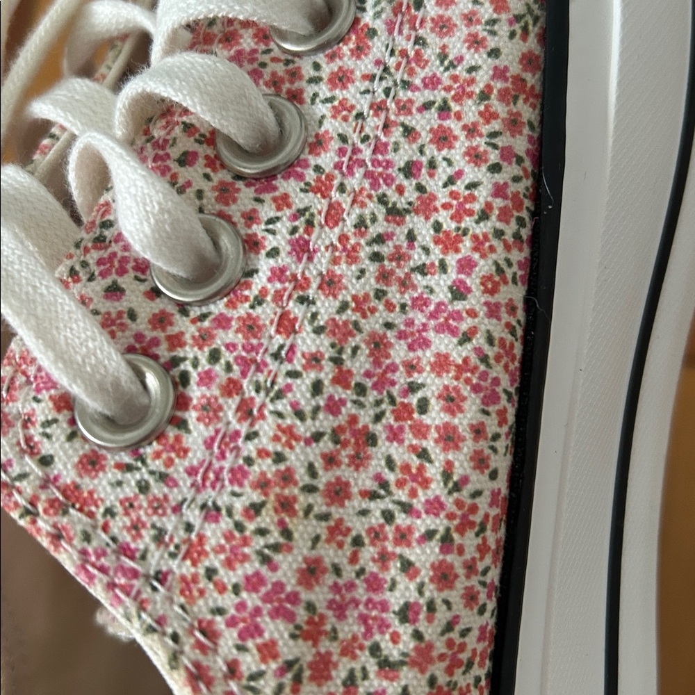 Converse Chuck Taylor All Star Platform Low Vintage Floral - Egre - Picture 9 of 9